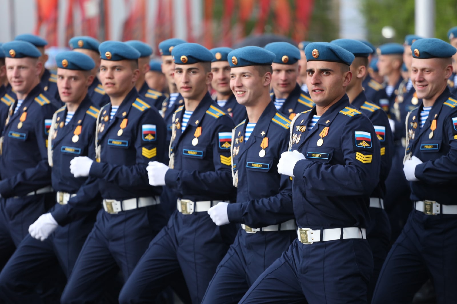 десантники на параде в москве