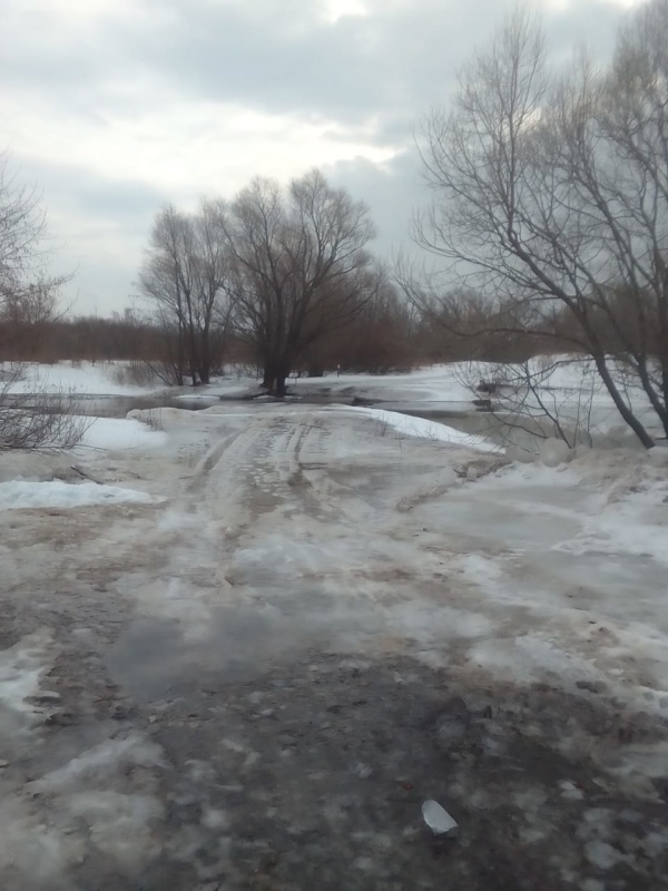 Талые воды подтопили приусадебные участки и дороги ещё в 4 районах Рязанской области
