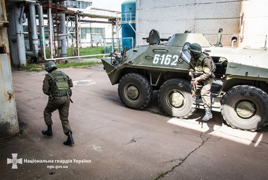 Украина тренирует солдат Нацгвардии в Чернобыле для городских боев в Донбассе