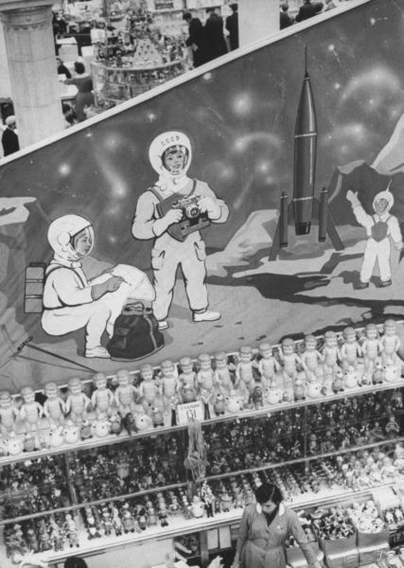 Магазин «Детский мир», Москва, 1961 год. СССР, авто, девушки, история, факты, юмор