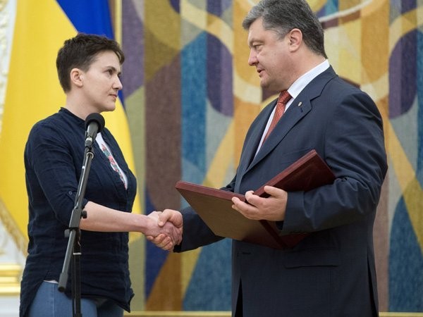 Савченко предложила обменять Донбасс на Крым