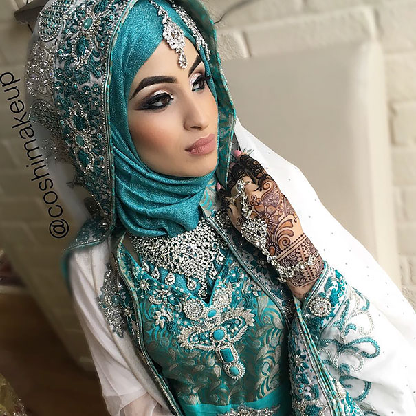 Ослепительно красивые невесты в хиджабах лучшее