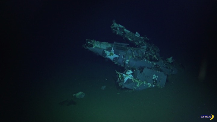 На дне океана нашли авианосец USS Hornet