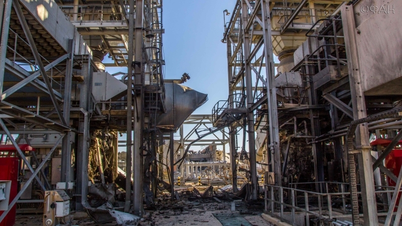 Ремонтники приступили к восстановлению газового завода «Хайян»