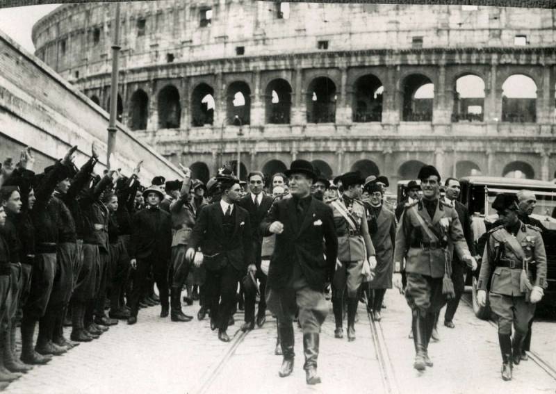 «Марш на Рим» Бенито Муссолини и становление в Италии фашистской диктатуры история