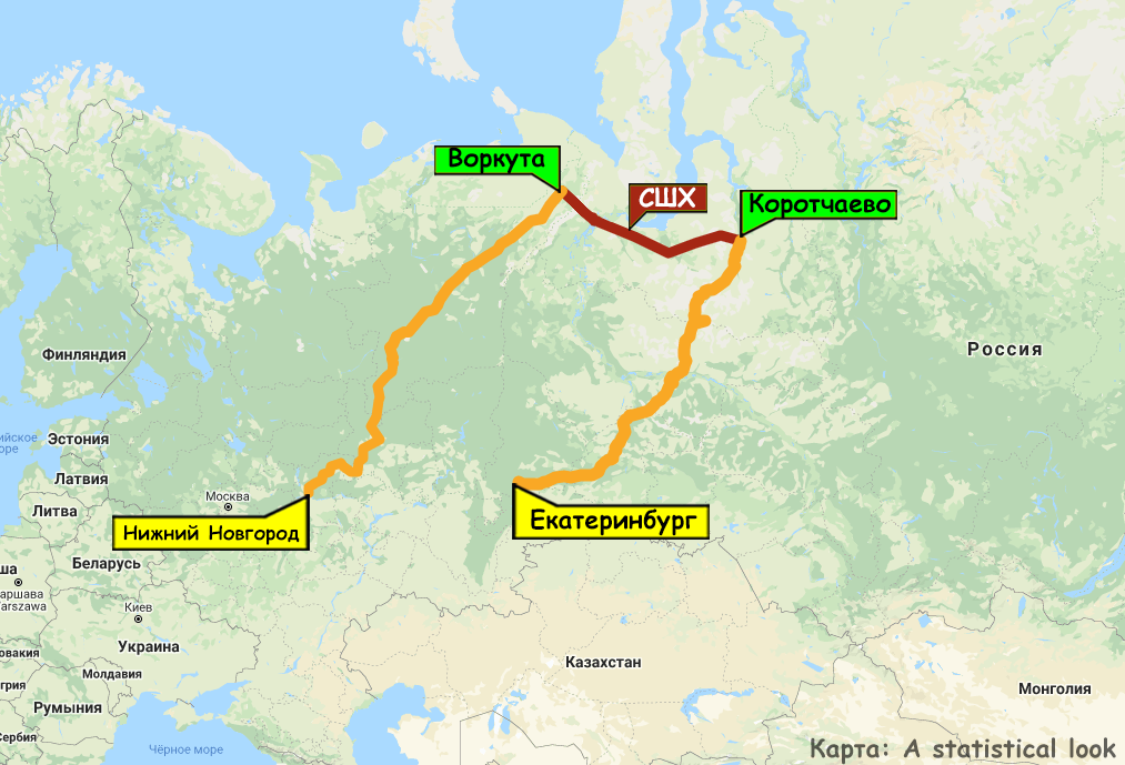 Проект северного широтного хода