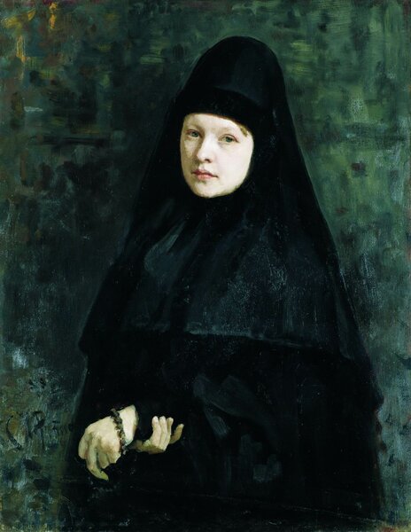 И.Е. Репин "Монахиня" 1878 год.