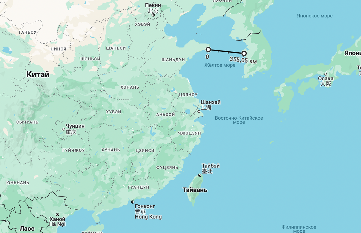 Прямое расстояние между Китаем и США – порядка 10 тысяч километров через Тихий океан. Это очень много. В подобном промежутке уместилась бы Россия.-5