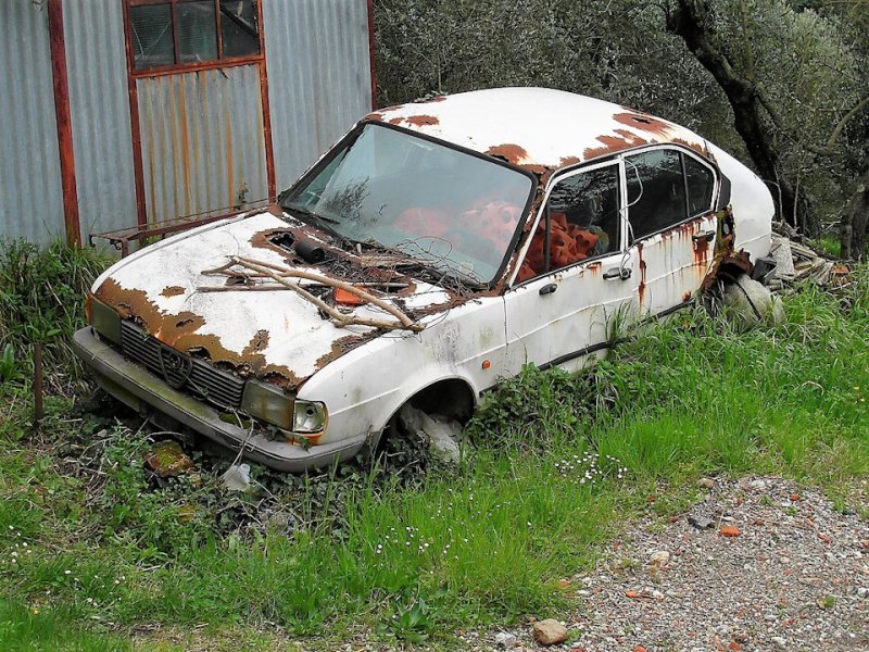 …вот это более типичный Alfasud СССР, металл, сталь