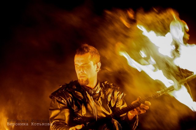 В Коктебеле состоялся второй фестиваль огненных театров «Крым Fire-fest» 5