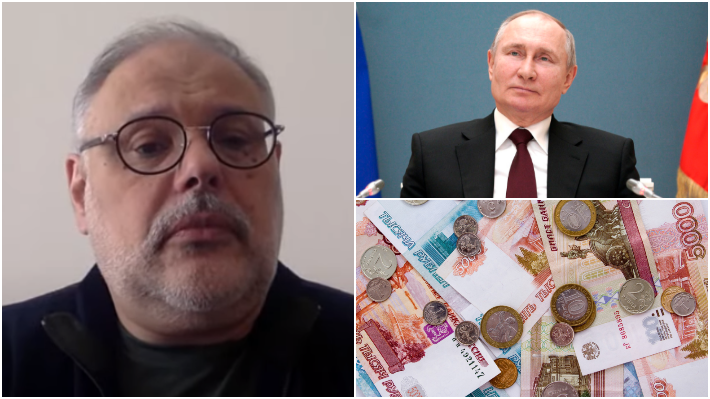 Хазин напомнил заявление Путина, показывающем бессилие долгового оружия Запада / Коллаж: ФБА "Экономика сегодня"