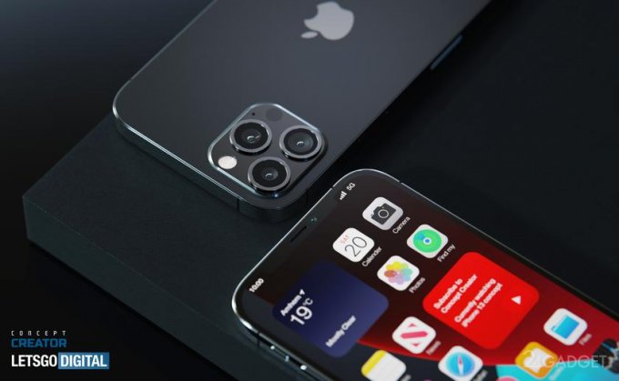Новые смартфоны Apple iPhone 12s и iPhone 12s PRO получат уменьшенную «челку» и датчик Touch ID под дисплеем apple,видео,гаджеты,мобильные телефоны,наука,Россия,телефоны,техника,технологии,электроника