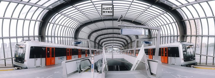 Абсолютно новая линия метро Север-Юг Амстердама 