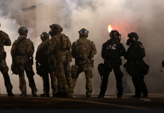 Протесты в Портленде 23-24 июля Протесты в Портленде 23-24 июля