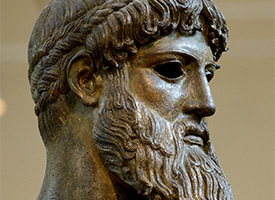 Бронзовая статуя Зевса V в до н.э.