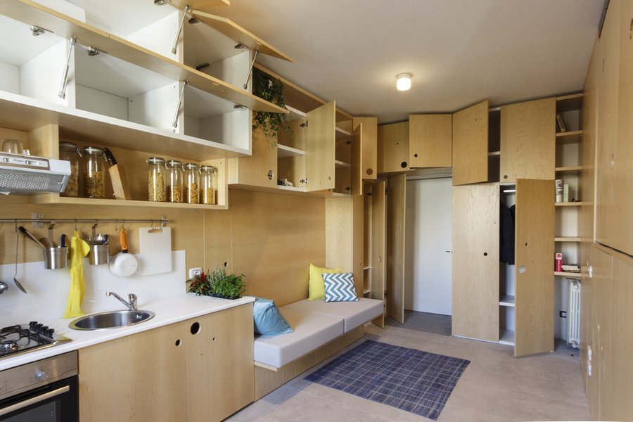 Уникальная квартира-трансформер идеи для дома,интерьер и дизайн,мебель