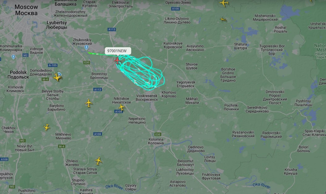 112: в Подмосковье рухнул самолет «Газпром-Авиа»