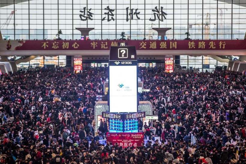 Великое перемещение людей: как китайцы едут на Новый год Великое перемещение людей: как китайцы едут на Новый год интересное