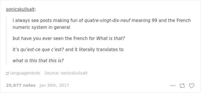 Funny French Language