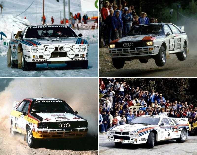 Audi Quattro и Lancia Rallye 037: битва философий audi, lancia, quattro, авто, автогонки, автоспорт, гонки, ралли