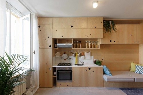 45 отличных идей планировки маленьких кухонь