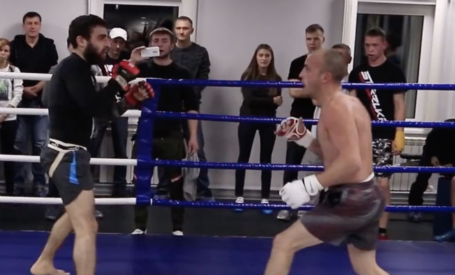 Колохозник брозил вызов бойцу ММА Колохозник брозил вызов бойцу ММА бой