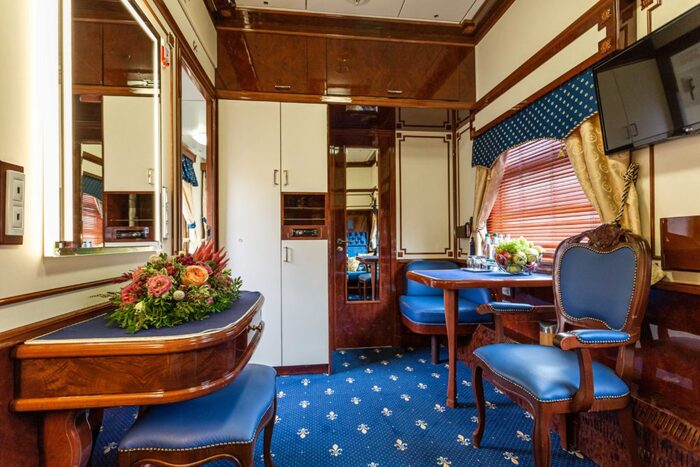 Стоимость поездки на «Золотом орле» начинается от 1 млн рублей/ Фото: vip-trains.com