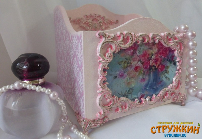 Хотите себе такую миленькую вещицу в стиле рококо? Мастер-класс декупаж,домашний очаг,,поделки,рукоделие,своими руками