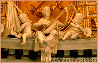 Мраморный зал. Дворец Сан-Суси. Потсдам, Германия / www.sans-souci.ru