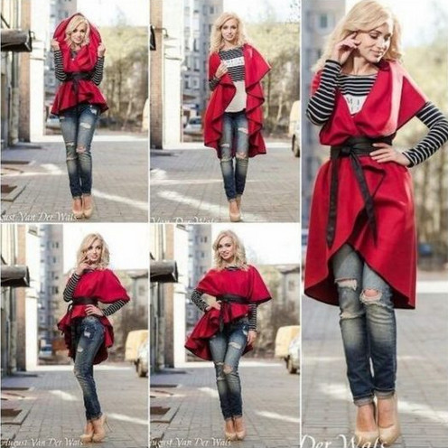 20 стильных пальто и пончо с выкройками: чтобы всегда быть в тренде… выкройка пончо