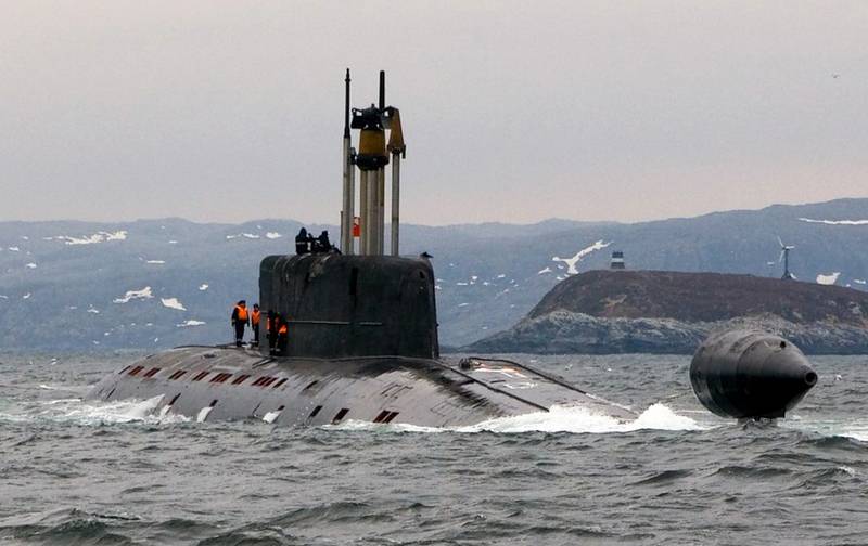Российские атомный подлодки испытают оружие в Норвежском море
