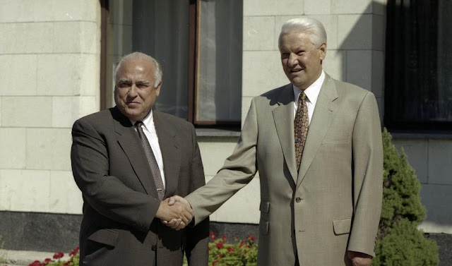 Черномырдин с Ельциным