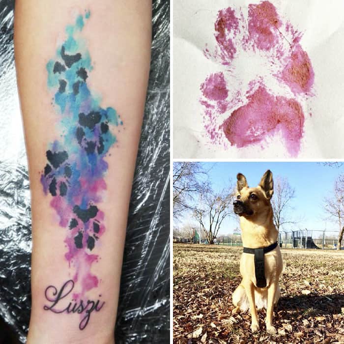 Dog Paws Tattoos