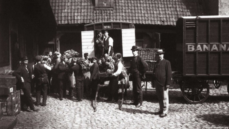 Первые бананы в Норвегии, 1905 год. СССР, авто, девушки, история, факты, юмор