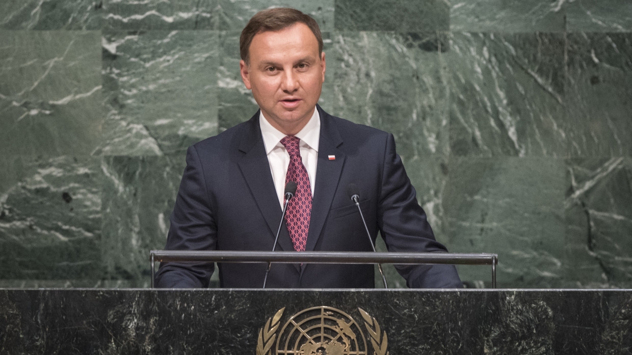 Анджей Дуда призвал НАТО и ЕС отреагировать на скорый запуск «Северного потока — 2»
