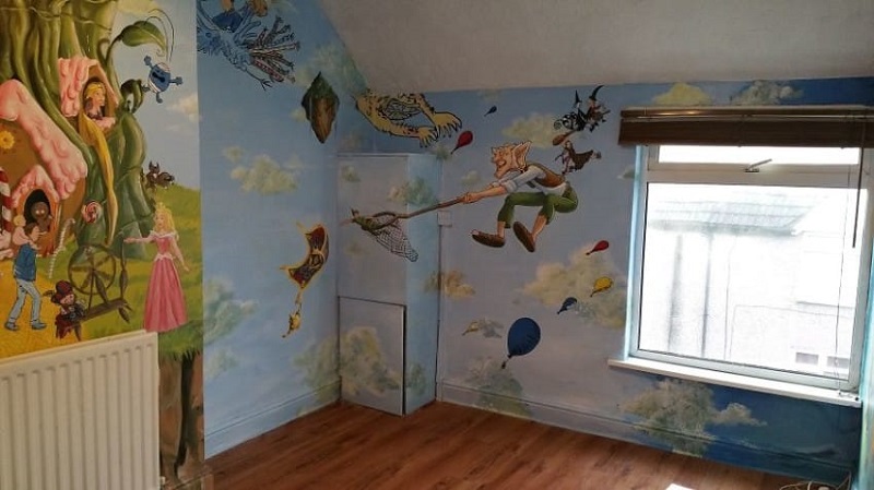 роспись стен в детской
