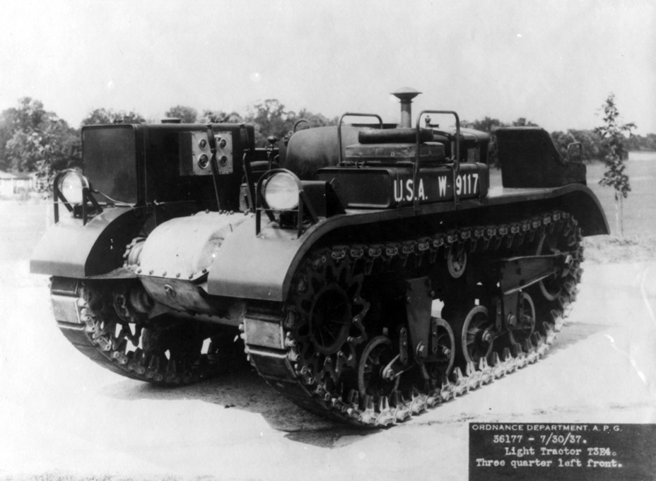 ​Первый T3E4 Tracked Light Tractor, по его образу переделали остальные машины - Броня для американской кавалерии | Военно-исторический портал Warspot.ru