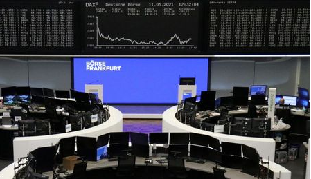 The German share price index DAX graph is pictured at the stock exchange in Frankfurt, Germany, May 11, 2021. REUTERS/Staff