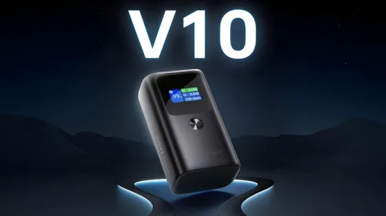 10 000 мАч и 55 Вт за 20 долларов. Представлен мобильный аккумулятор Thunderobot V10 со встроенным цветным экраном