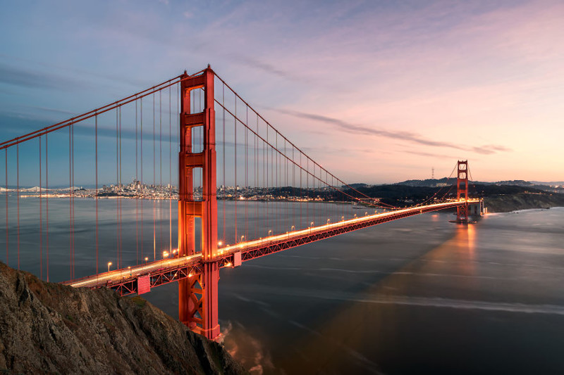 Золотые Ворота, Сан-Франциско  Северная Америка, путешествие, фотография