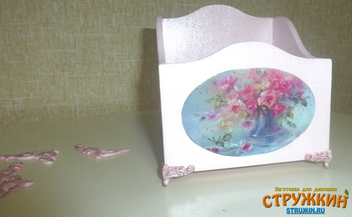 Хотите себе такую миленькую вещицу в стиле рококо? Мастер-класс декупаж,домашний очаг,,поделки,рукоделие,своими руками