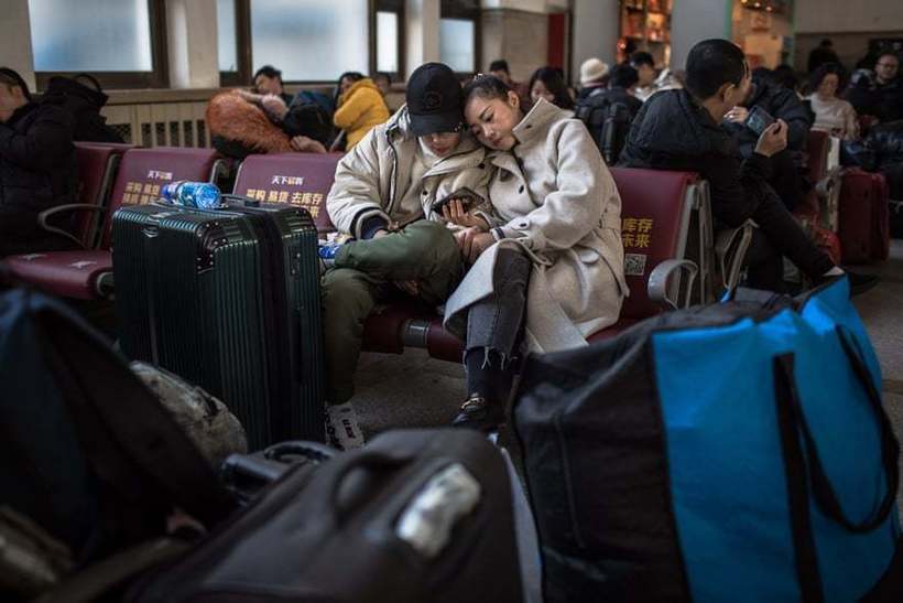 Великое перемещение людей: как китайцы едут на Новый год Великое перемещение людей: как китайцы едут на Новый год интересное