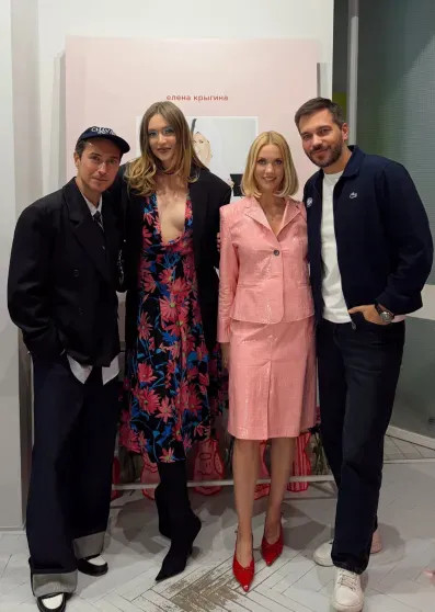 Виктория Дайнеко, Мария Миногарова, Елизавета Базыкина и жена владельца ИД 