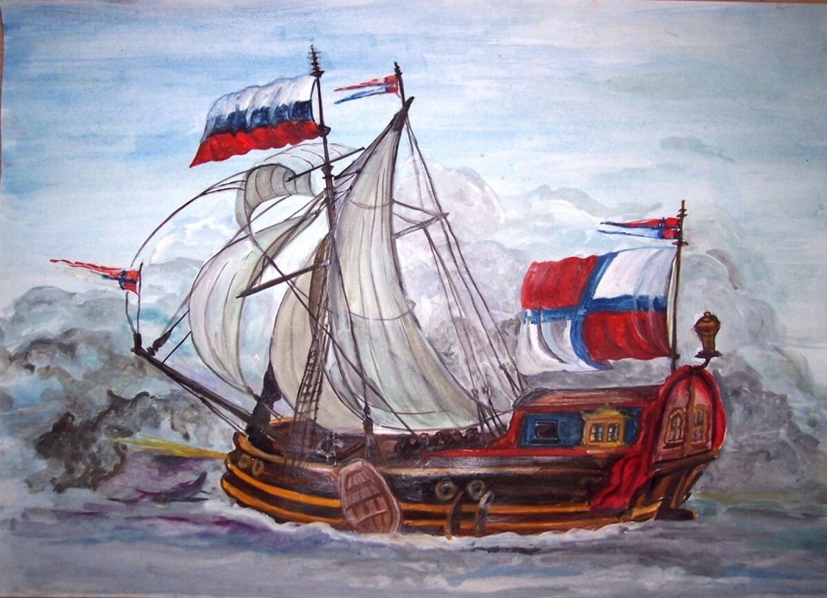 Флот Петра 1 корабль Святой Петр
