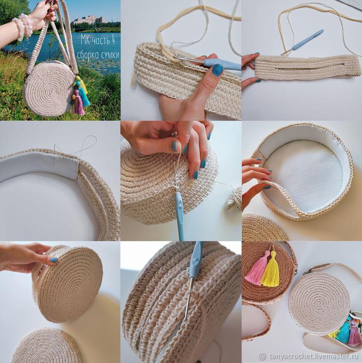 Делаем модную круглую сумочку своими руками Делаем модную круглую сумочку своими руками рукоделие,сумка своими руками