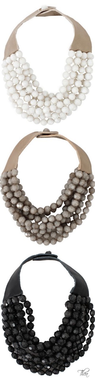 Safari Chic ● Fairchild Baldwin, Bella Beaded Necklace: 