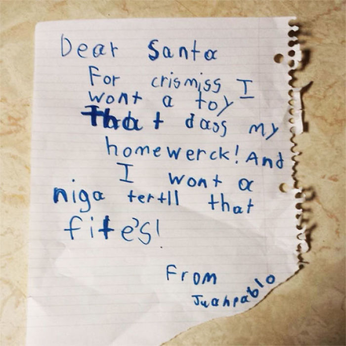 A Letter To Santa