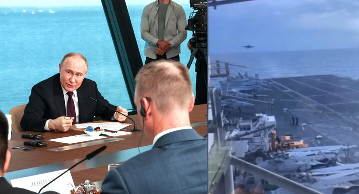 В‏ ‎Санкт-Петербурге ‎Владимир ‎Путин ‎провёл ‎встречу‏ ‎с ‎руководителями‏ ‎ведущих‏ ‎мировых ‎информационных ‎агентств. ‎Длилась‏ ‎она ‎три‏ ‎с ‎лишним ‎часа!