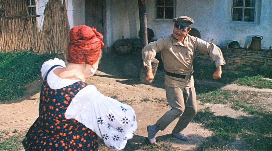 Кадр из фильма «Свадьба в Малиновке», режиссёр Андрей Тутышкин, 1967 год