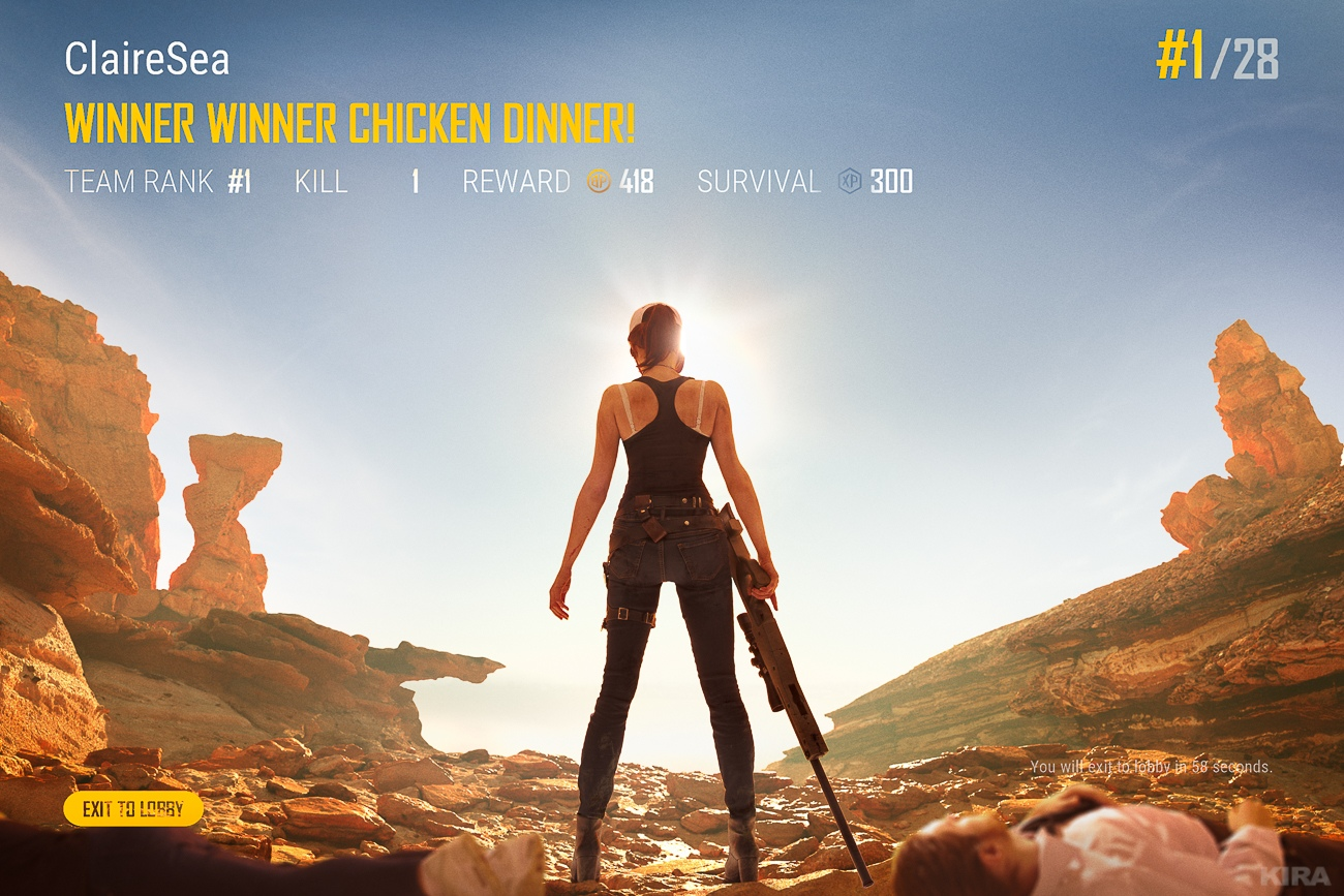 PlayerUnknown’s Battlegrounds - косплей: Winner, winner, chicken dinner Игры,косплей